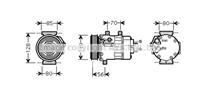 fiat Compressor, airconditioning