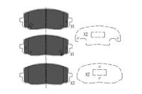 hyundai Remblokken set