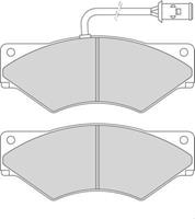 iveco Remblokken set