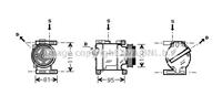 fiat Compressor, airconditioning