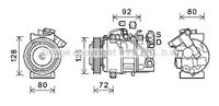 renault Compressor, airconditioning