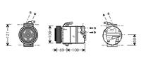 opel Compressor Zafira 2.0d/2.0tdi 99-05