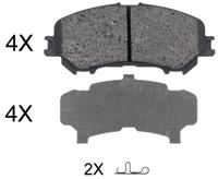 nissan Remblokken set