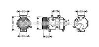 citroen Compressor, airconditioning