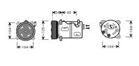 Volvo Airco Compressor -1.9 Td -99