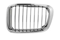 bmw GRILL LINKS tot 8/'01 (Chroom/Chroom/ZWART)