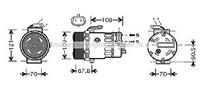 opel Compressor, airconditioning