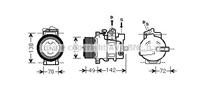 mercedes-benz Compressor, airconditioning
