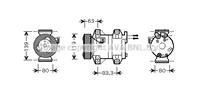 Volvo Compressor, airconditioning