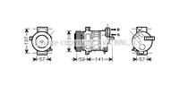fiat Compressor, airconditioning