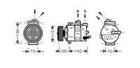 Volkswagen AIRCO COMPRESSOR -Diesel