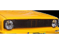 Embleemloze Grill Volkswagen Golf I 1971-1983 & Cabrio 1983-