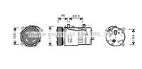Volkswagen Compressor, airconditioning