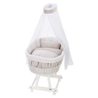 Alvi Wieg Birthe compleet wit, 944-8 Ruiten taupe