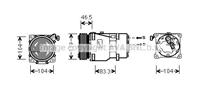 citroen Compressor, airconditioning