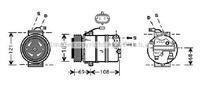 opel Compressor, airconditioning