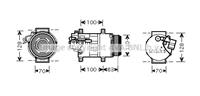 mercedes-benz Compressor, airconditioning