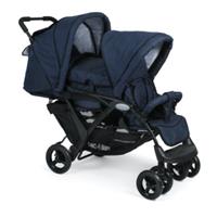 CHIC4BABY Geschwisterwagen "Duo navy"