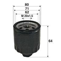 Oliefilter Valeo, u.a. für Opel, Renault, Nissan, Dacia, Smart, Suzuki