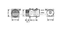 Volkswagen Compressor, airconditioning