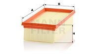 Luchtfilter MANN-FILTER C 2363/1
