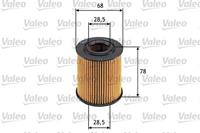 Oliefilter Valeo, u.a. für BMW, Alpina, Opel, Land Rover