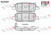 infiniti Remblokken set BL2542A1