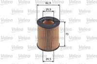 Oliefilter Valeo, u.a. für Mazda, Ford