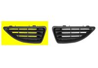 renault RECHTSGRILL MOTORKAP 5/99+ ZWART 4/5-deurs