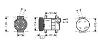 fiat Compressor Stilo 19jtd Mt 01-
