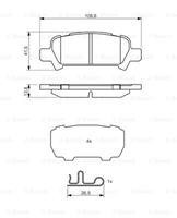 subaru Remblokkenset