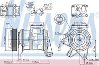 chrysler Compressor, airconditioning