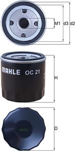 mahleoriginal MAHLE ORIGINAL Ölfilter OC 21 Motorölfilter,Wechselfilter OPEL,FORD,ROVER,OMEGA A 16_, 17_, 19_,KADETT E CC 33_, 34_, 43_, 44_