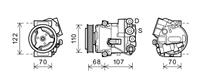 opel Compressor, airconditioning