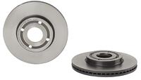 Remschijf COATED DISC LINE BREMBO, Remschijftype: Binnen geventileerd, u.a. für Ford