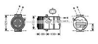 opel Compressor, airconditioning