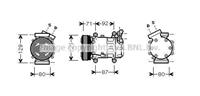 renault Compressor, airconditioning