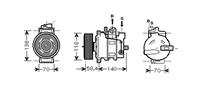 audi COMPRESSOR A4 19TDi/6cyl NT-D 03-05