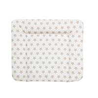Wiko Verzorgingsmat Molly folie grote ster beige 75 x 85 cm - Wit - 