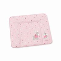 Kruipdeken Emmi Girl wit 72 x 85 cm - Roze/lichtroze