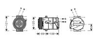 opel AIRCO COMPRESSOR 1.4 Automatische AC kW59