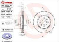 Remschijf COATED DISC LINE BREMBO, Remschijftype: Binnen geventileerd: , u.a. für Suzuki