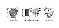 opel COMPRESSOR ASTRA G 16i MT 02-07