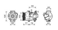 Toyota COMPRESSOR AVENSIS 2.0D4d 03-06