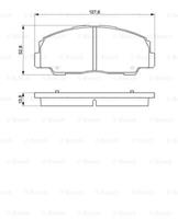 daihatsu Remblokken set BP145