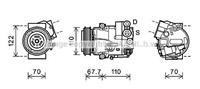 opel Compressor, airconditioning