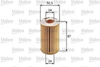 Oliefilter Valeo, u.a. für Renault