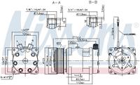 Airconditioning compressor NISSENS 89632