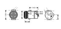 opel AIRCO COMPRESSOR Diesel