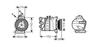 ford AIRCO COMPRESSOR 2.5 T5 / 2.5 R Sport / 2.4 D5 5900K143